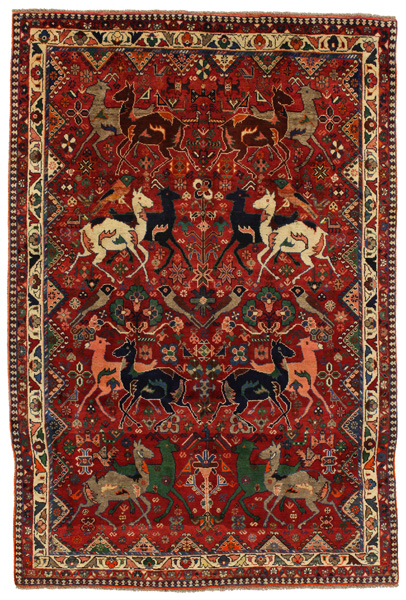 Gabbeh - Qashqai Tapis Persan 295x198